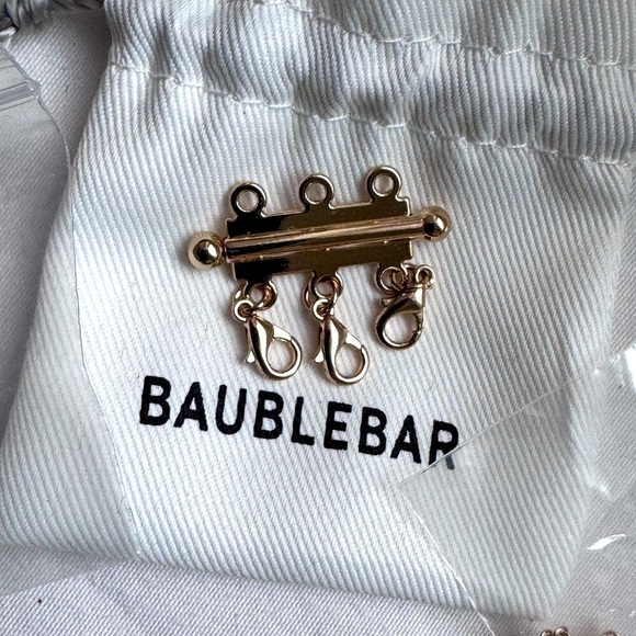 ✨Innovative BaubleBar Build Your Own Necklace Clasp + 2" & 4" Necklace Extender✨ - Picture 16 of 16